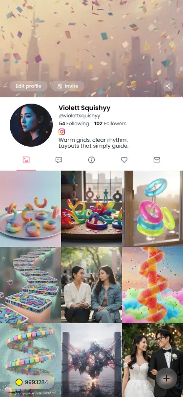 MySpace light mode showcase 2